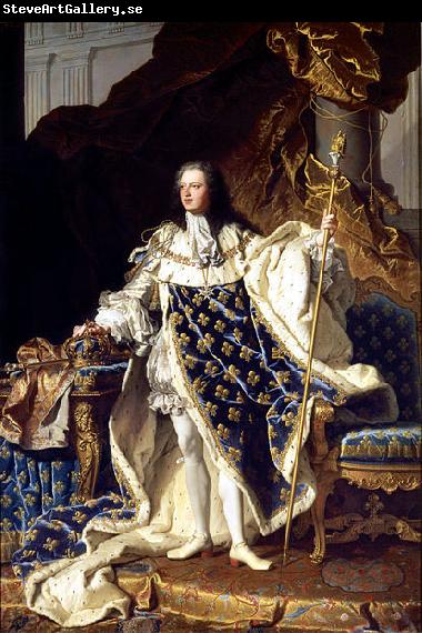 Hyacinthe Rigaud Portrait of Louis XV